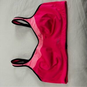 Victoria's Secret Hot Pink Sports Bra with Black Trim